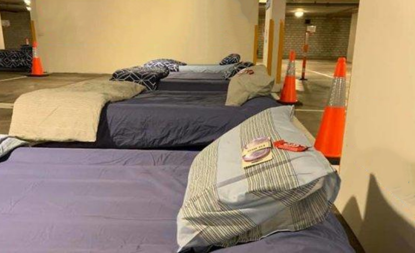 Australian Charity Turns Parking Lot Into Night-Haven for Homeless People