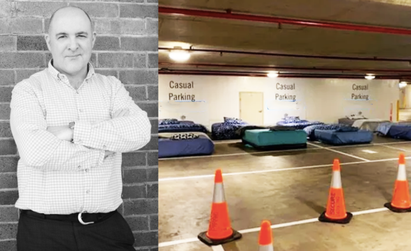 This Man Turns Empty Parking Lots Into Hotels for Homeless People